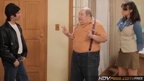 Una escena porno caliente de Mork y Mindy en los años 80