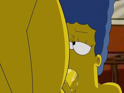 Homero le da a Marge la mejor noche de sexo en caricaturas xxx