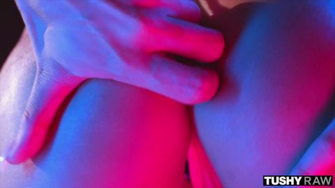 Il enlève le plug anal d&rsquo;Elsa Jean et met sa bite à la place